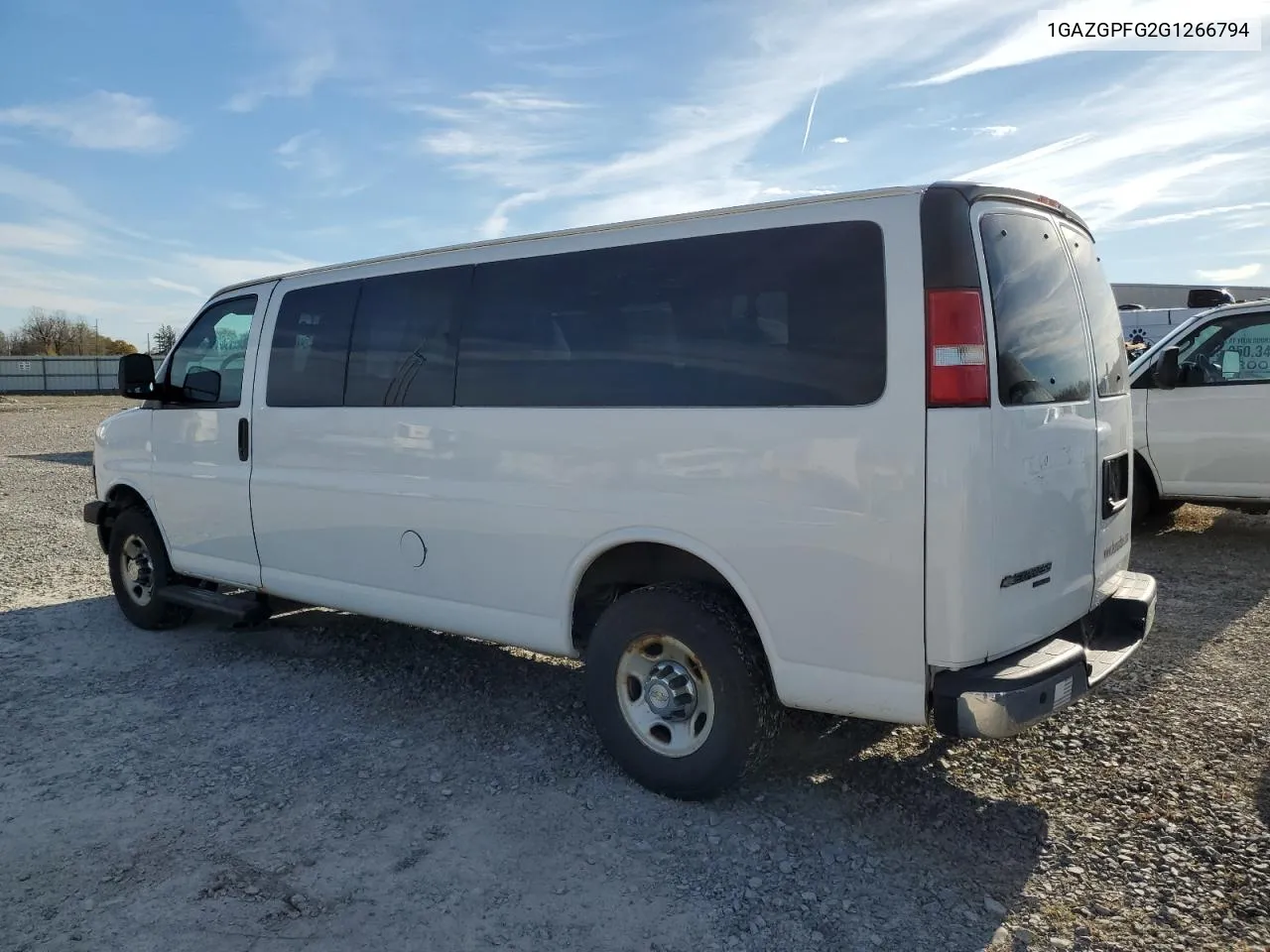 2016 Chevrolet Express G3500 Lt VIN: 1GAZGPFG2G1266794 Lot: 78643464