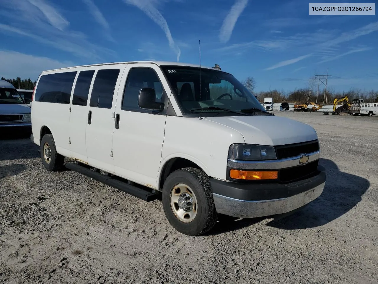 2016 Chevrolet Express G3500 Lt VIN: 1GAZGPFG2G1266794 Lot: 78643464