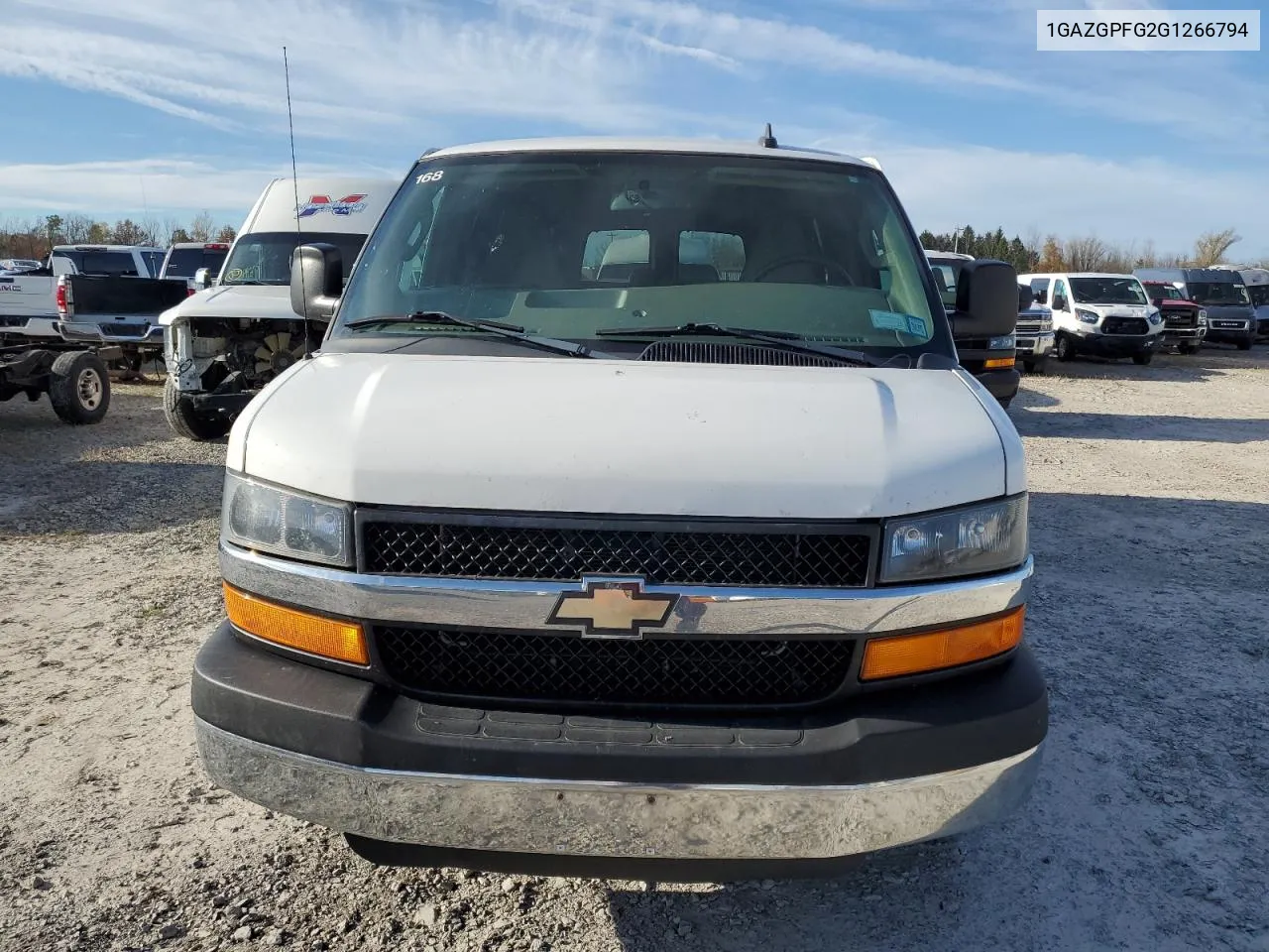 2016 Chevrolet Express G3500 Lt VIN: 1GAZGPFG2G1266794 Lot: 78643464