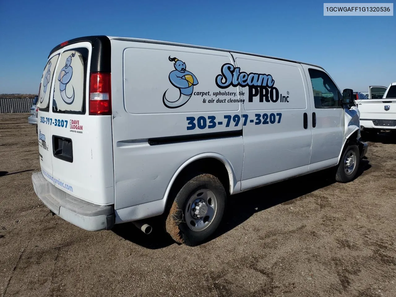 2016 Chevrolet Express G2500 VIN: 1GCWGAFF1G1320536 Lot: 78749514