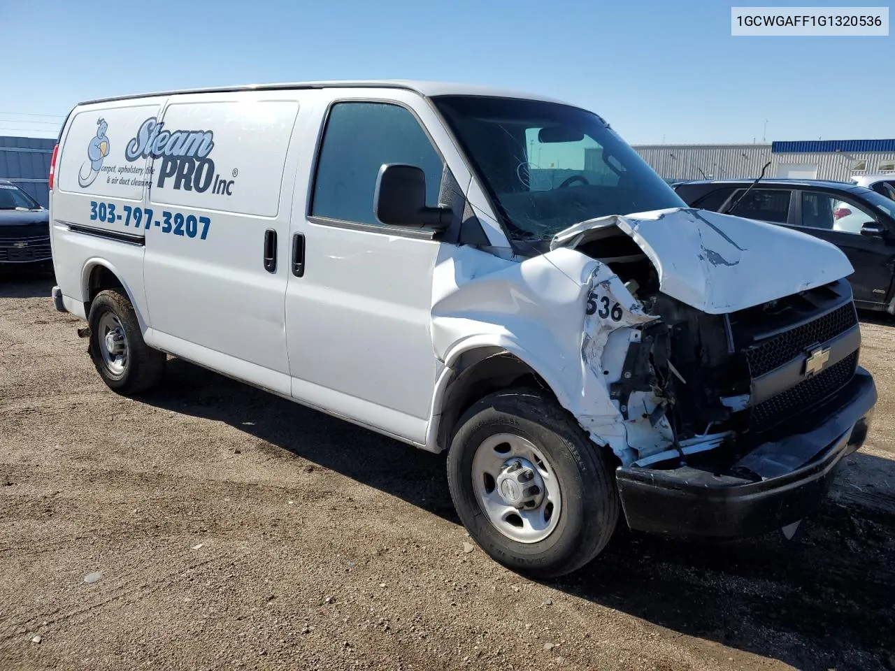 2016 Chevrolet Express G2500 VIN: 1GCWGAFF1G1320536 Lot: 78749514