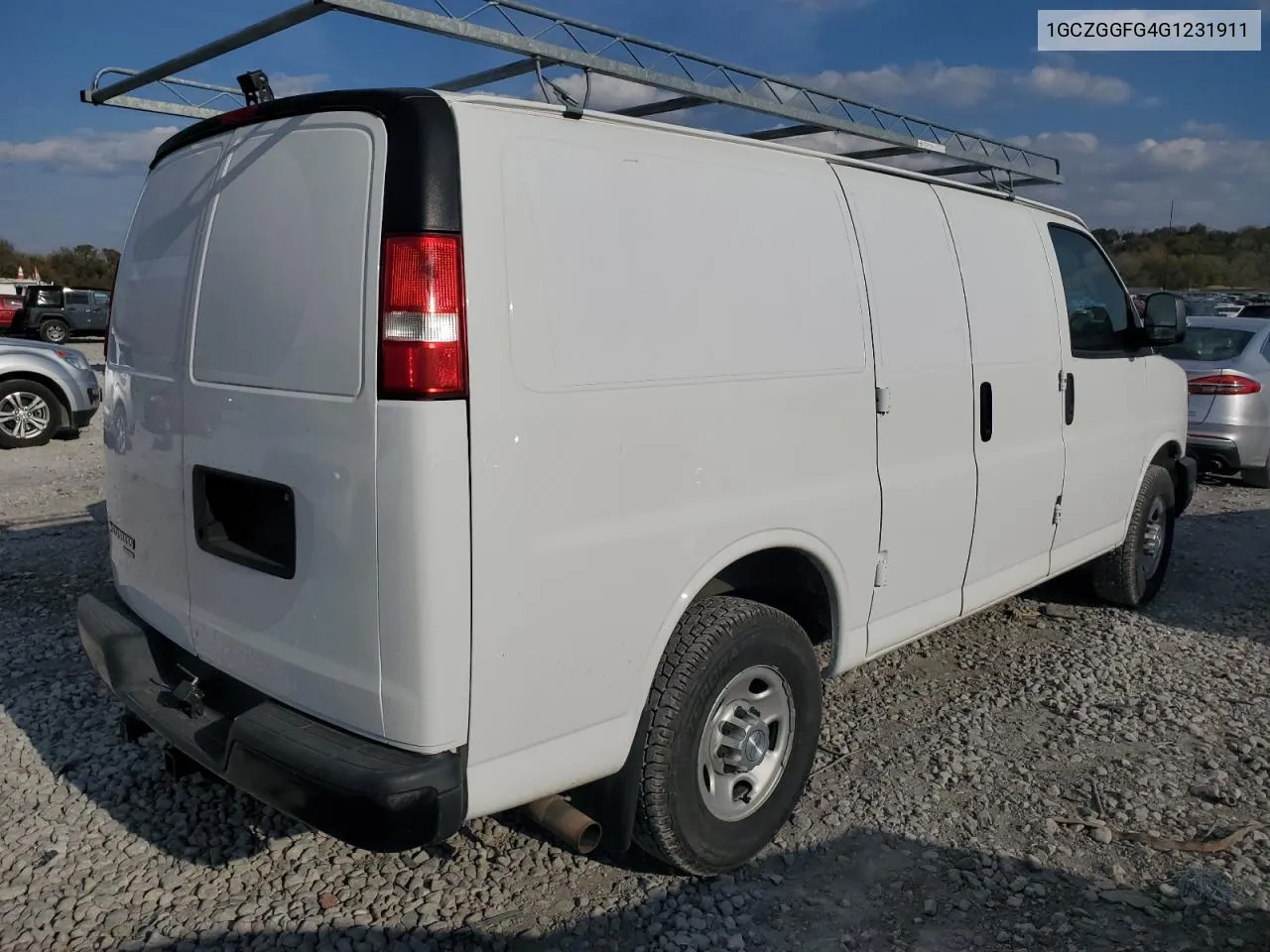 2016 Chevrolet Express G3500 VIN: 1GCZGGFG4G1231911 Lot: 78830134