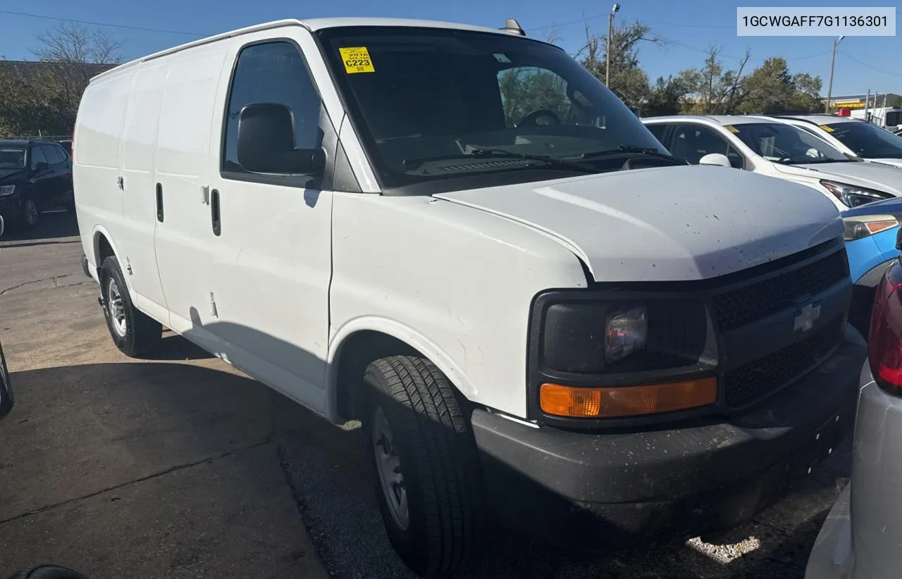 2016 Chevrolet Express G2500 VIN: 1GCWGAFF7G1136301 Lot: 80933584