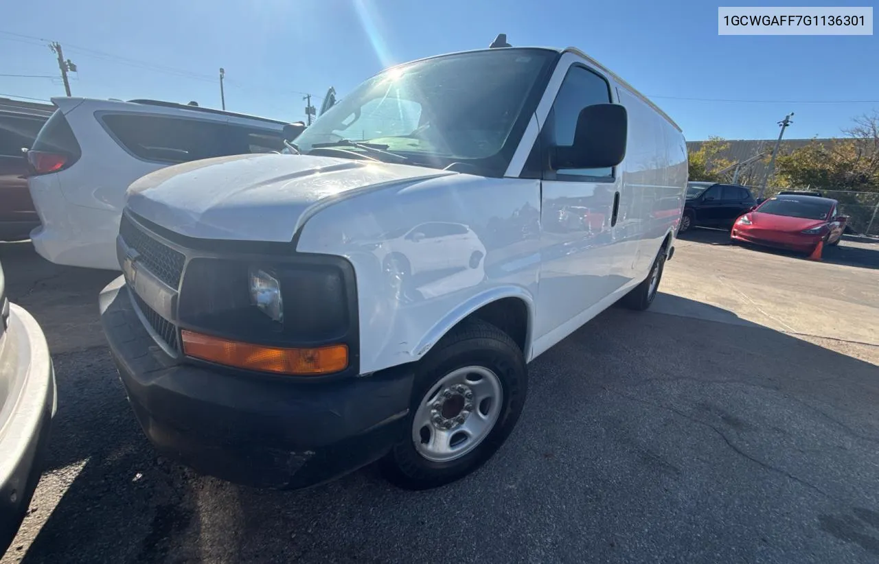 2016 Chevrolet Express G2500 VIN: 1GCWGAFF7G1136301 Lot: 80933584