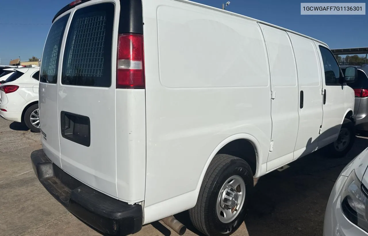 2016 Chevrolet Express G2500 VIN: 1GCWGAFF7G1136301 Lot: 80933584