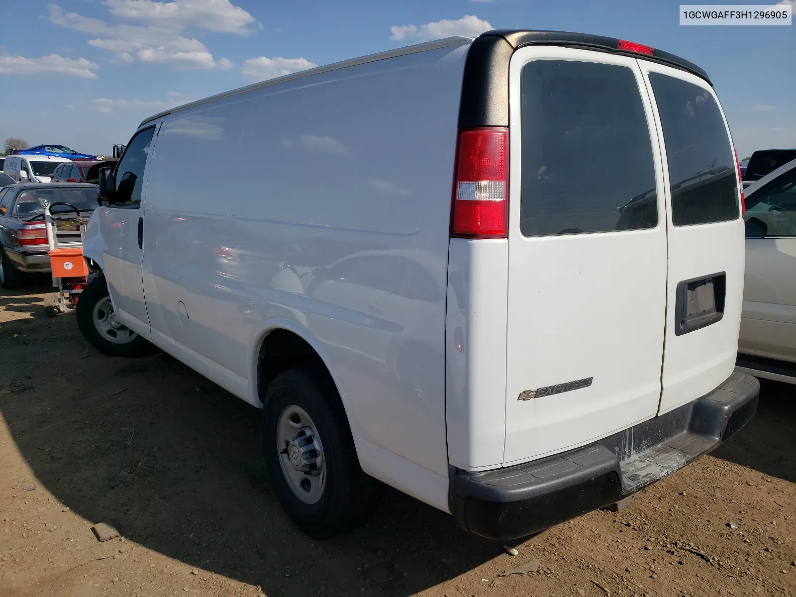 2017 Chevrolet Express G2500 VIN: 1GCWGAFF3H1296905 Lot: 55194584