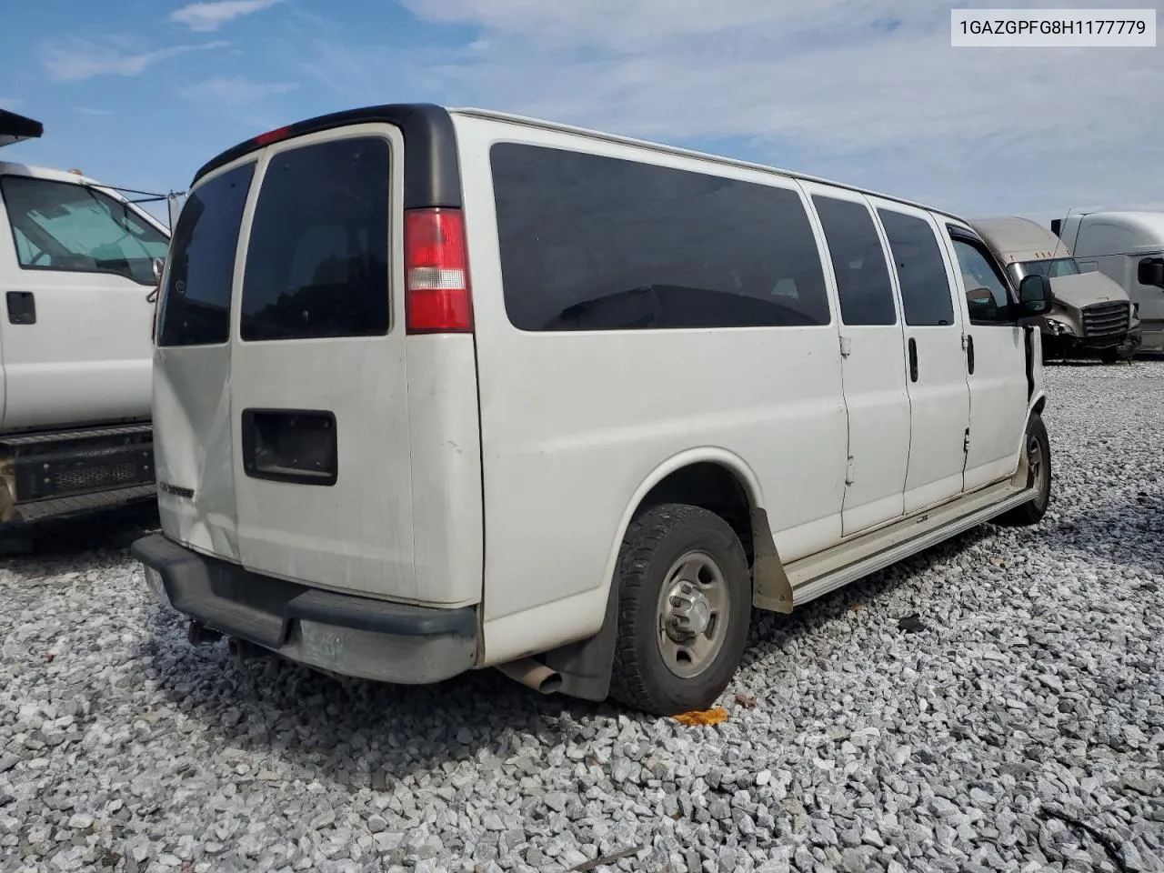 2017 Chevrolet Express G3500 Lt VIN: 1GAZGPFG8H1177779 Lot: 59013454