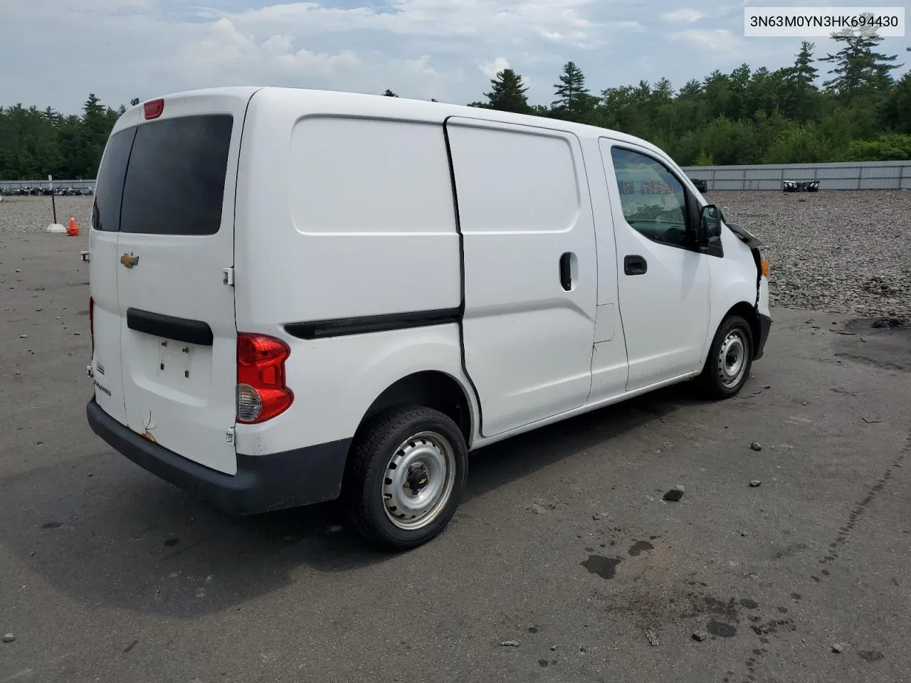 2017 Chevrolet City Express Ls VIN: 3N63M0YN3HK694430 Lot: 62398214