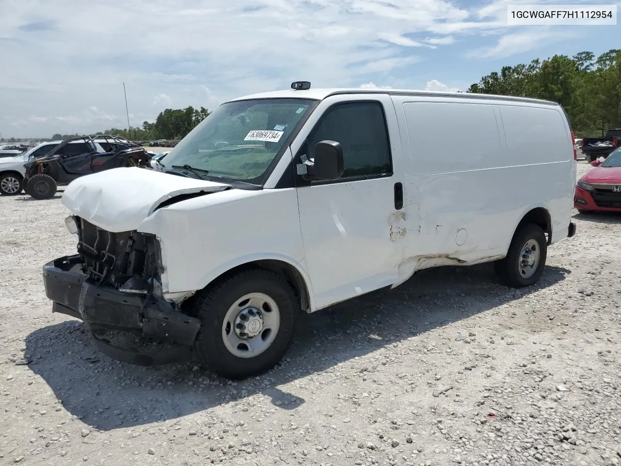 2017 Chevrolet Express G2500 VIN: 1GCWGAFF7H1112954 Lot: 63069734