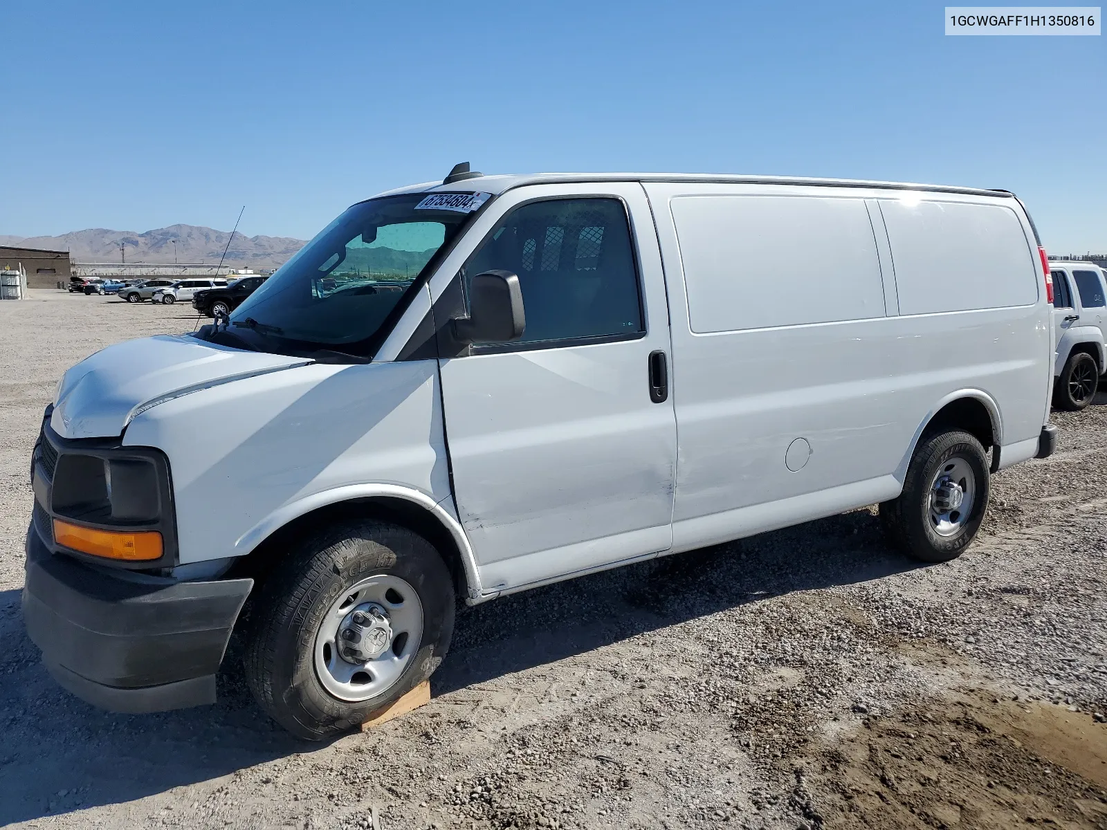 2017 Chevrolet Express G2500 VIN: 1GCWGAFF1H1350816 Lot: 67534604