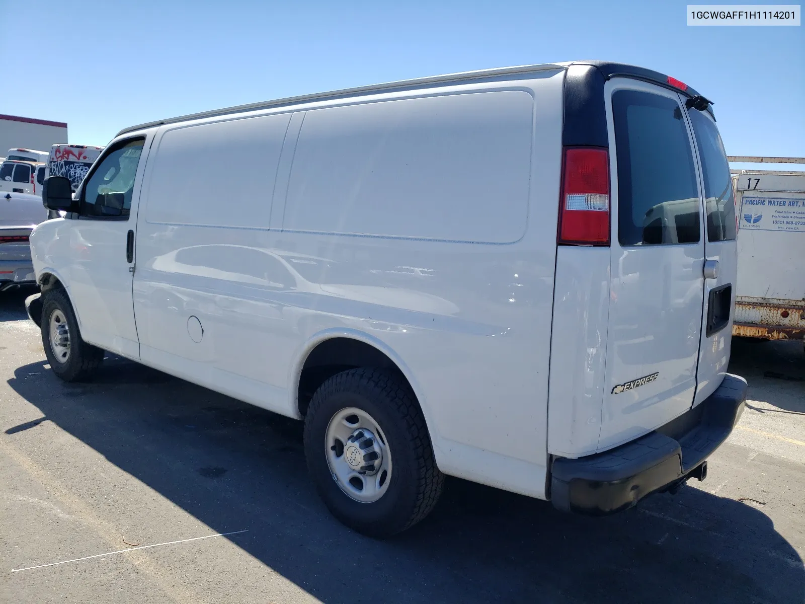 2017 Chevrolet Express G2500 VIN: 1GCWGAFF1H1114201 Lot: 67703174