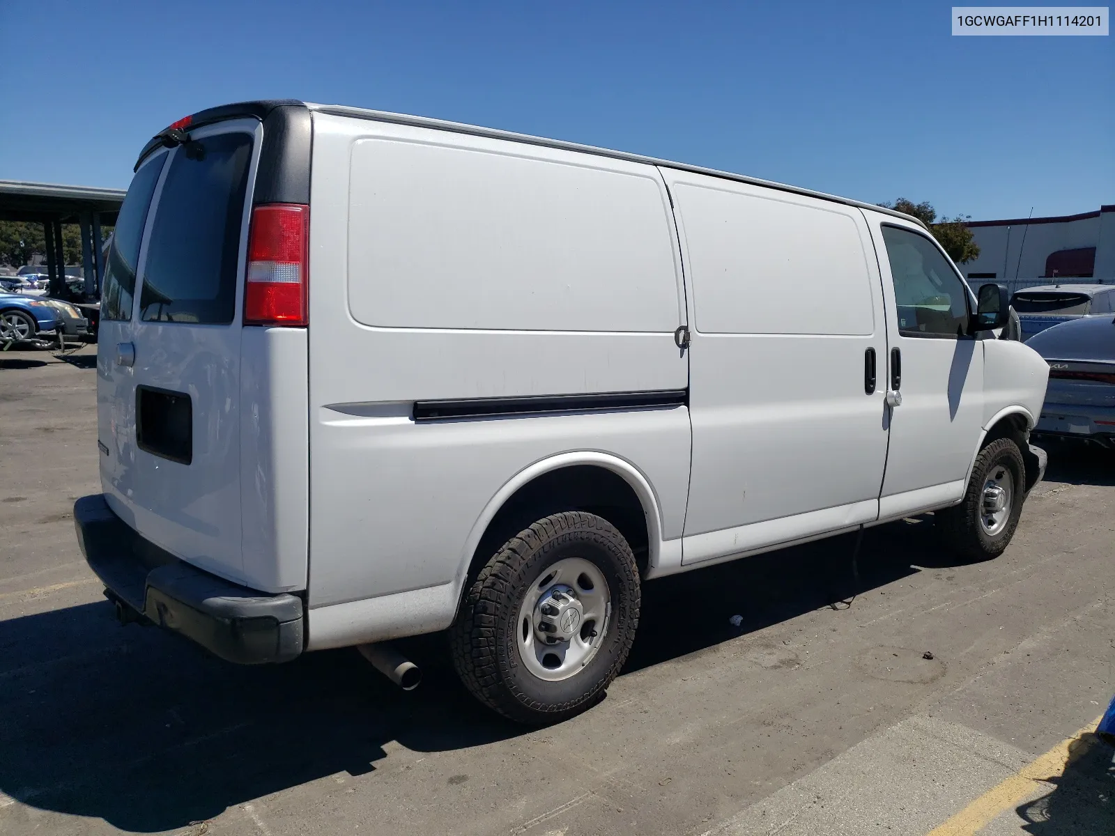 2017 Chevrolet Express G2500 VIN: 1GCWGAFF1H1114201 Lot: 67703174