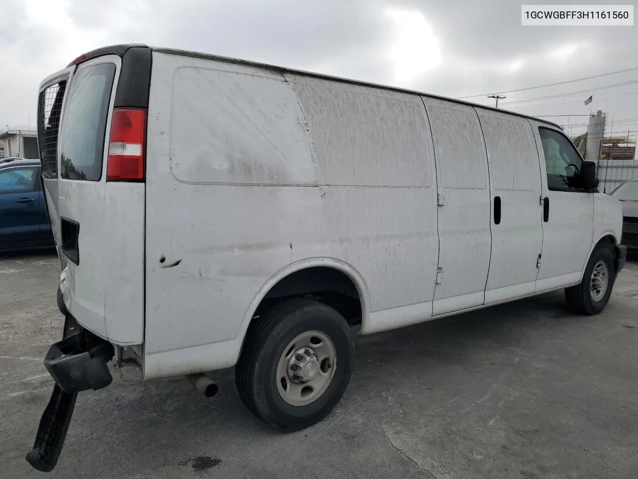 2017 Chevrolet Express G2500 VIN: 1GCWGBFF3H1161560 Lot: 69496644