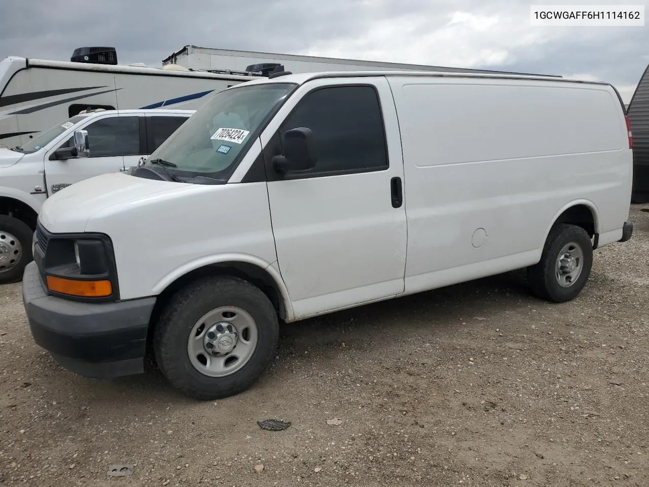 2017 Chevrolet Express G2500 VIN: 1GCWGAFF6H1114162 Lot: 70264224