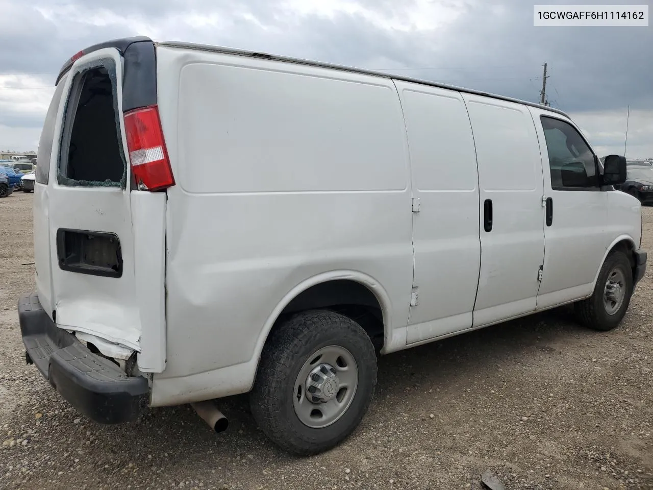 2017 Chevrolet Express G2500 VIN: 1GCWGAFF6H1114162 Lot: 70264224