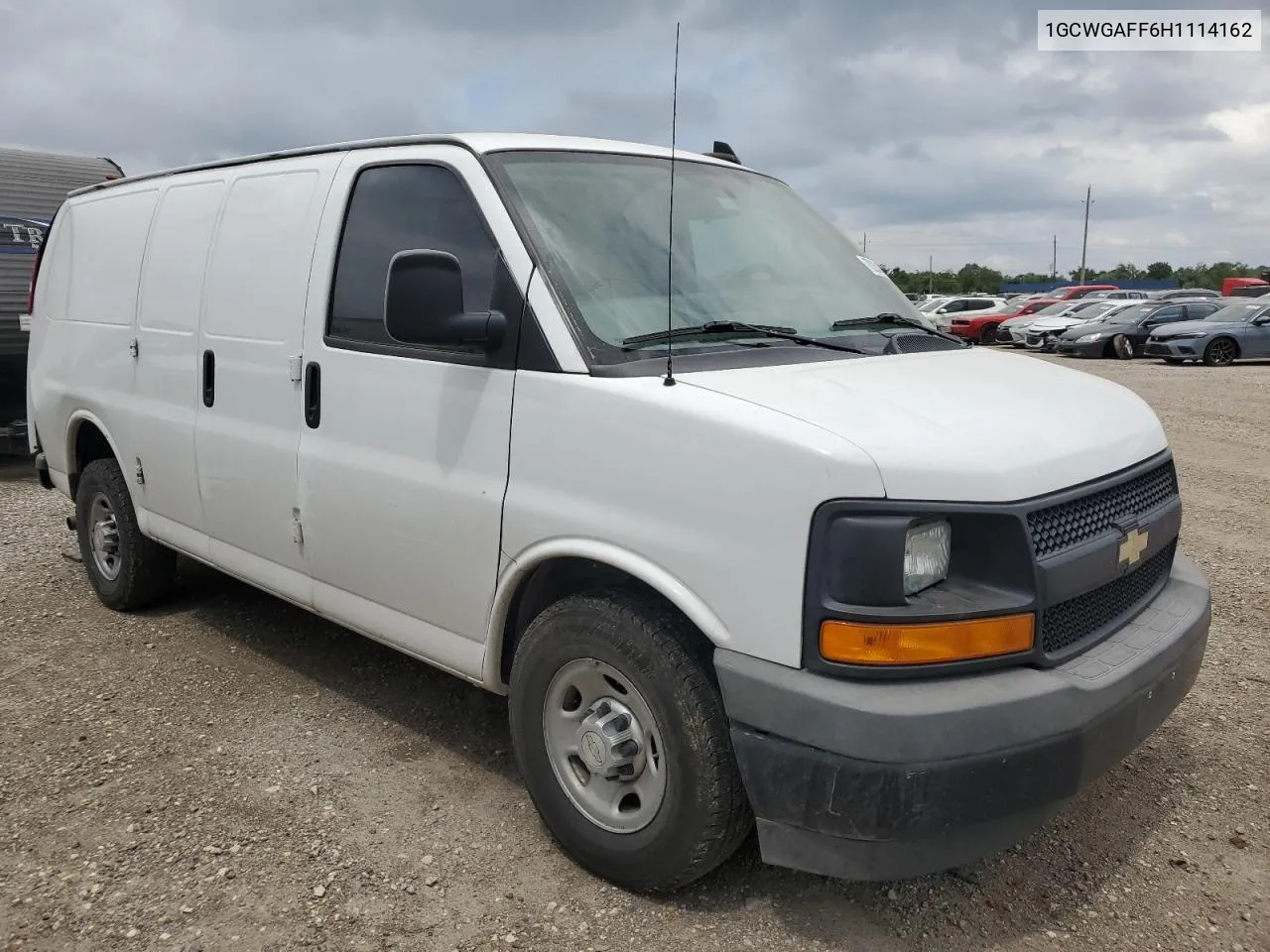 2017 Chevrolet Express G2500 VIN: 1GCWGAFF6H1114162 Lot: 70264224