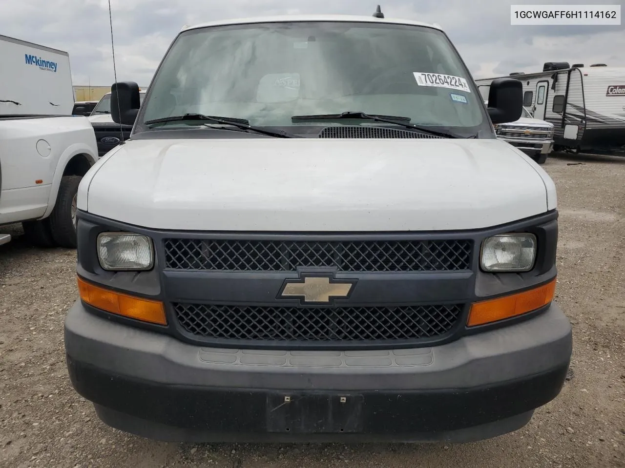 2017 Chevrolet Express G2500 VIN: 1GCWGAFF6H1114162 Lot: 70264224