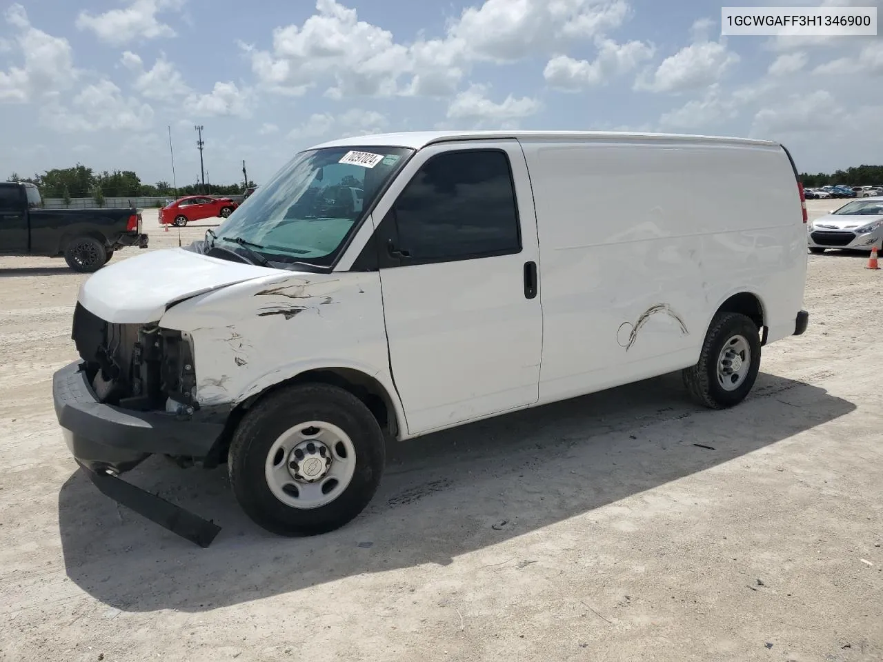 2017 Chevrolet Express G2500 VIN: 1GCWGAFF3H1346900 Lot: 70297024