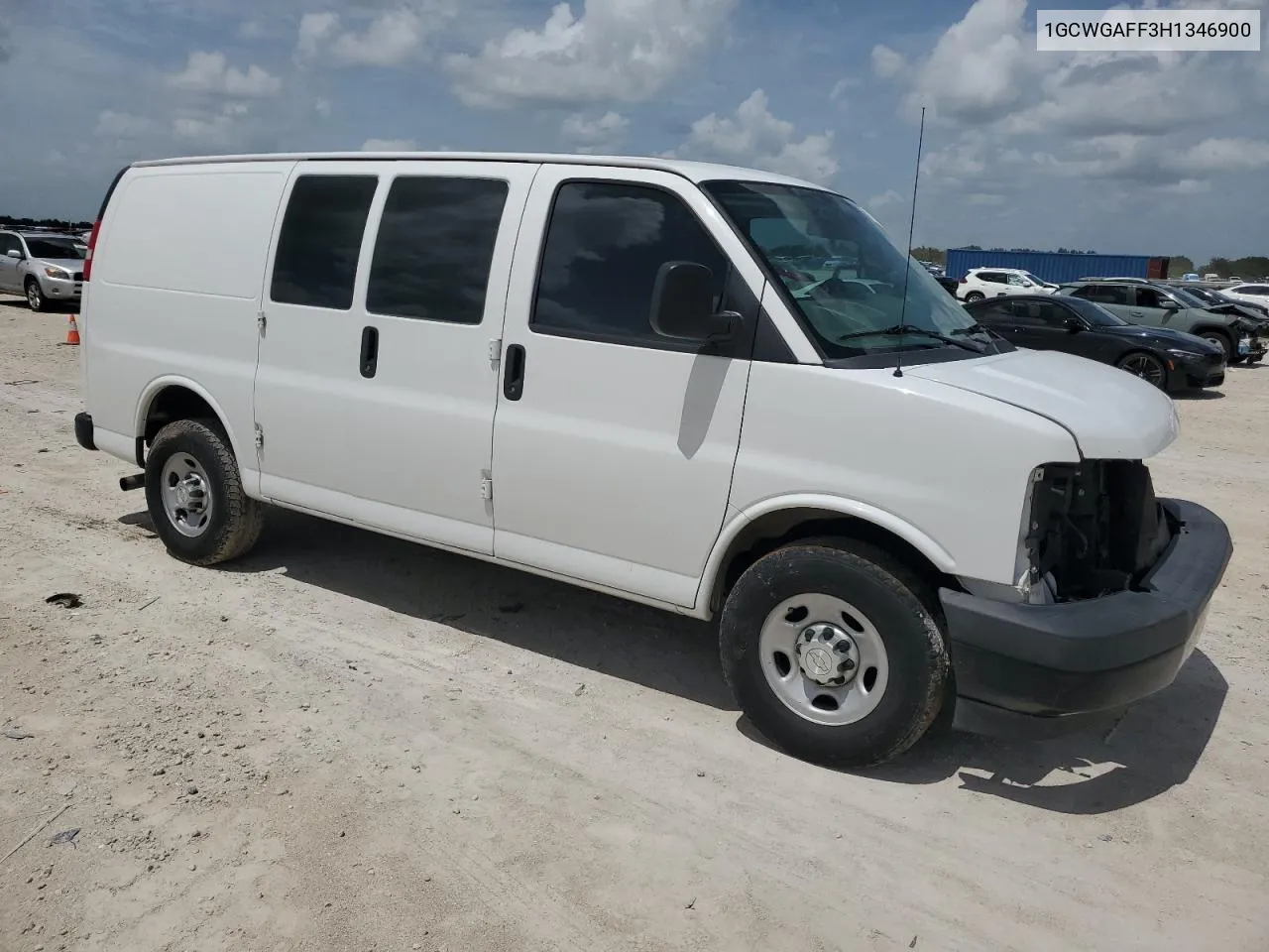 2017 Chevrolet Express G2500 VIN: 1GCWGAFF3H1346900 Lot: 70297024