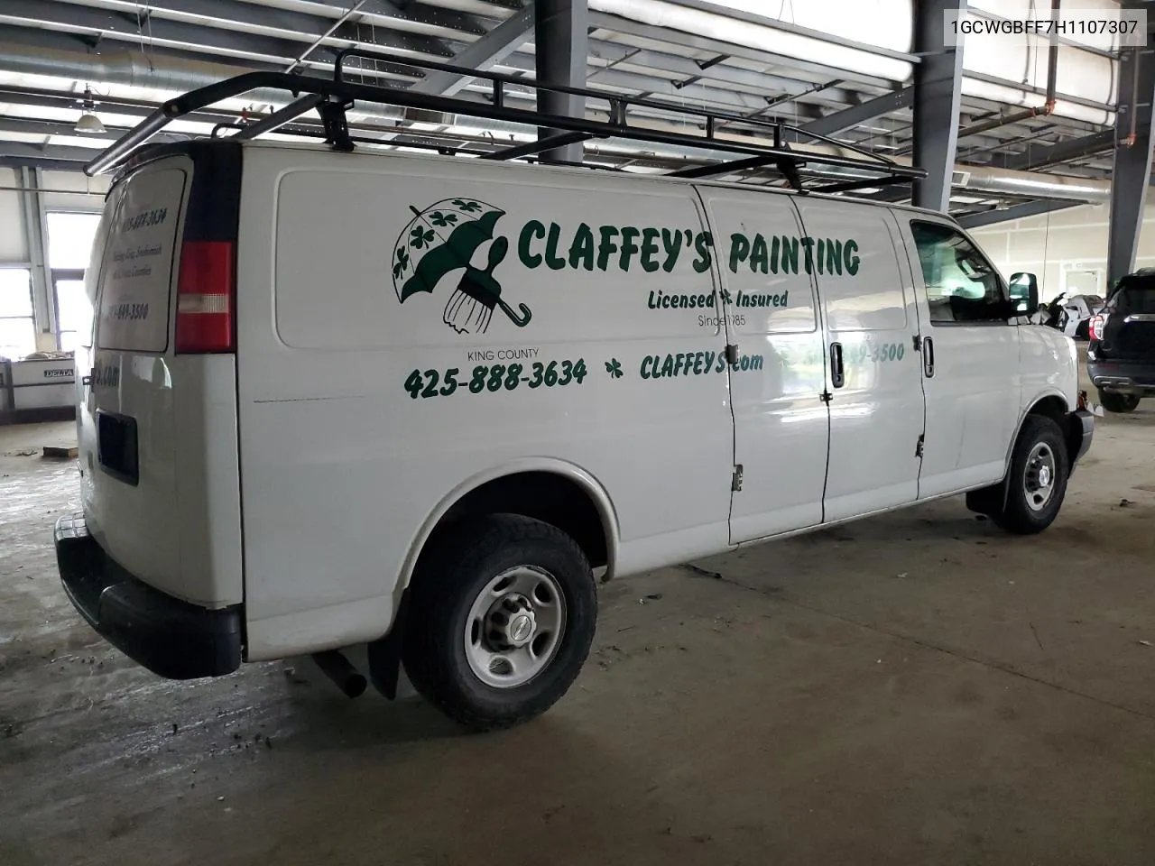 1GCWGBFF7H1107307 2017 Chevrolet Express G2500