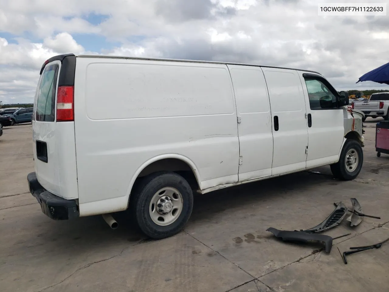 2017 Chevrolet Express G2500 VIN: 1GCWGBFF7H1122633 Lot: 72191454