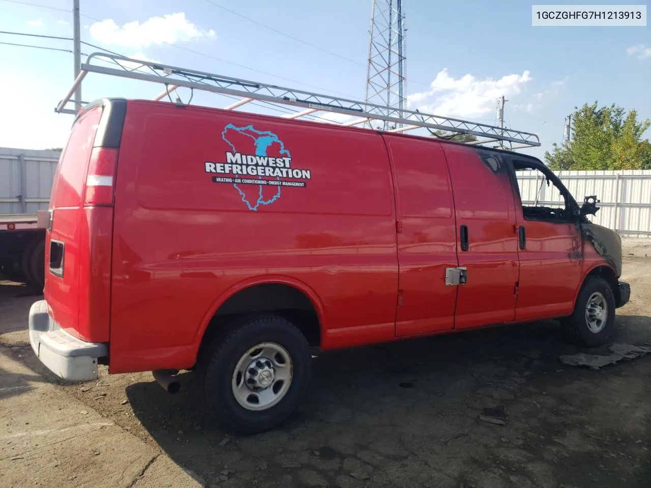 2017 Chevrolet Express G3500 VIN: 1GCZGHFG7H1213913 Lot: 72382984