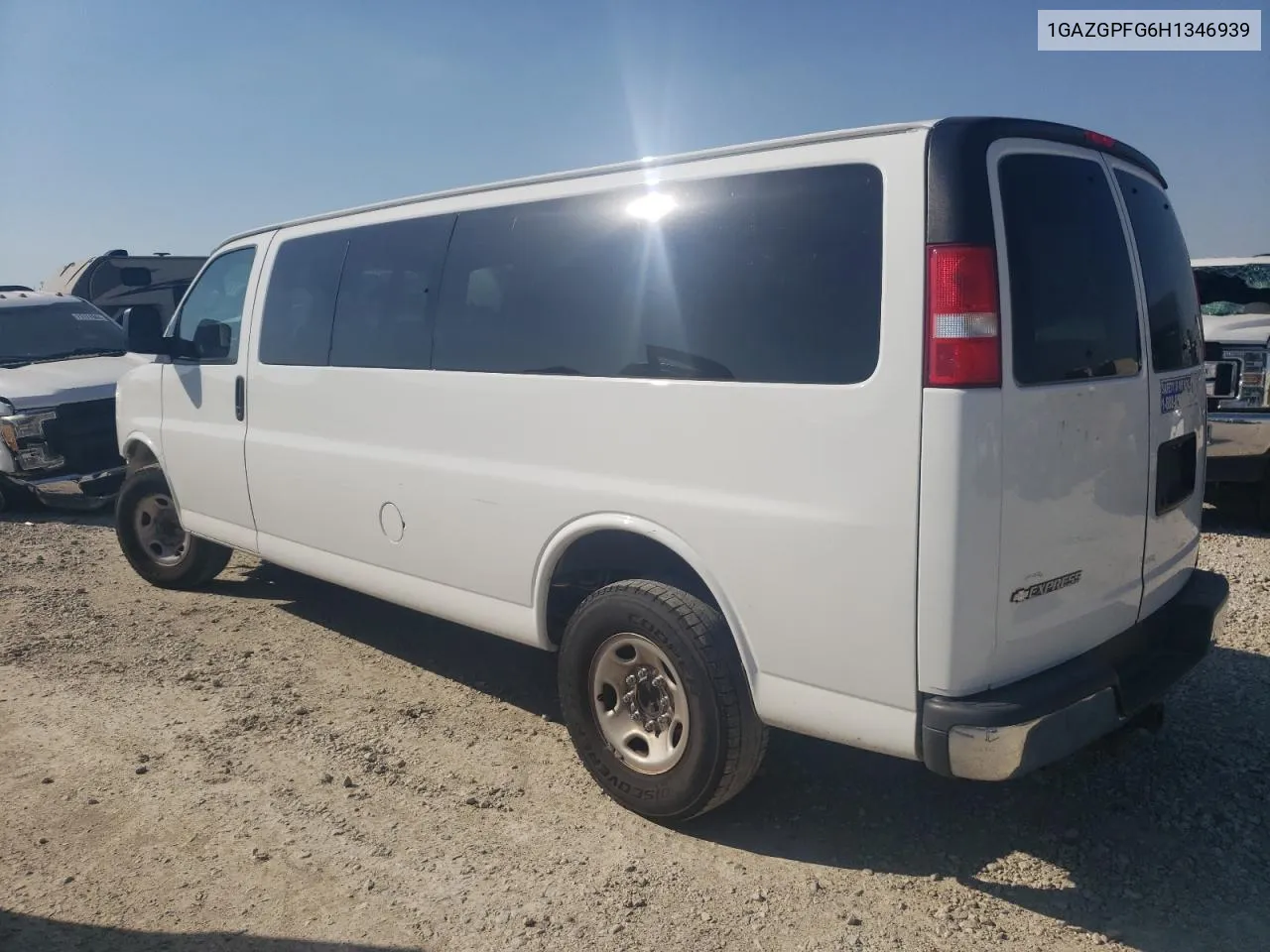 2017 Chevrolet Express G3500 Lt VIN: 1GAZGPFG6H1346939 Lot: 72392654