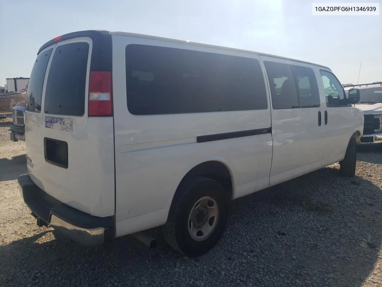 2017 Chevrolet Express G3500 Lt VIN: 1GAZGPFG6H1346939 Lot: 72392654