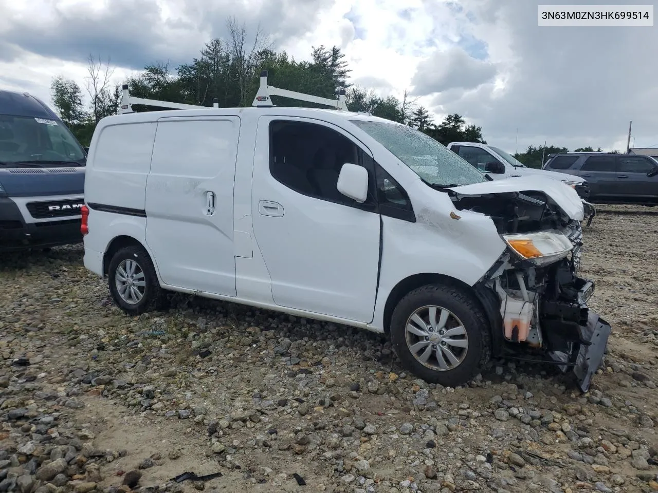 3N63M0ZN3HK699514 2017 Chevrolet City Express Lt