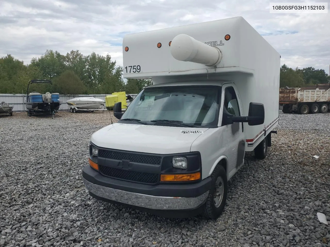 2017 Chevrolet Express G3500 VIN: 1GB0GSFG3H1152103 Lot: 72582244