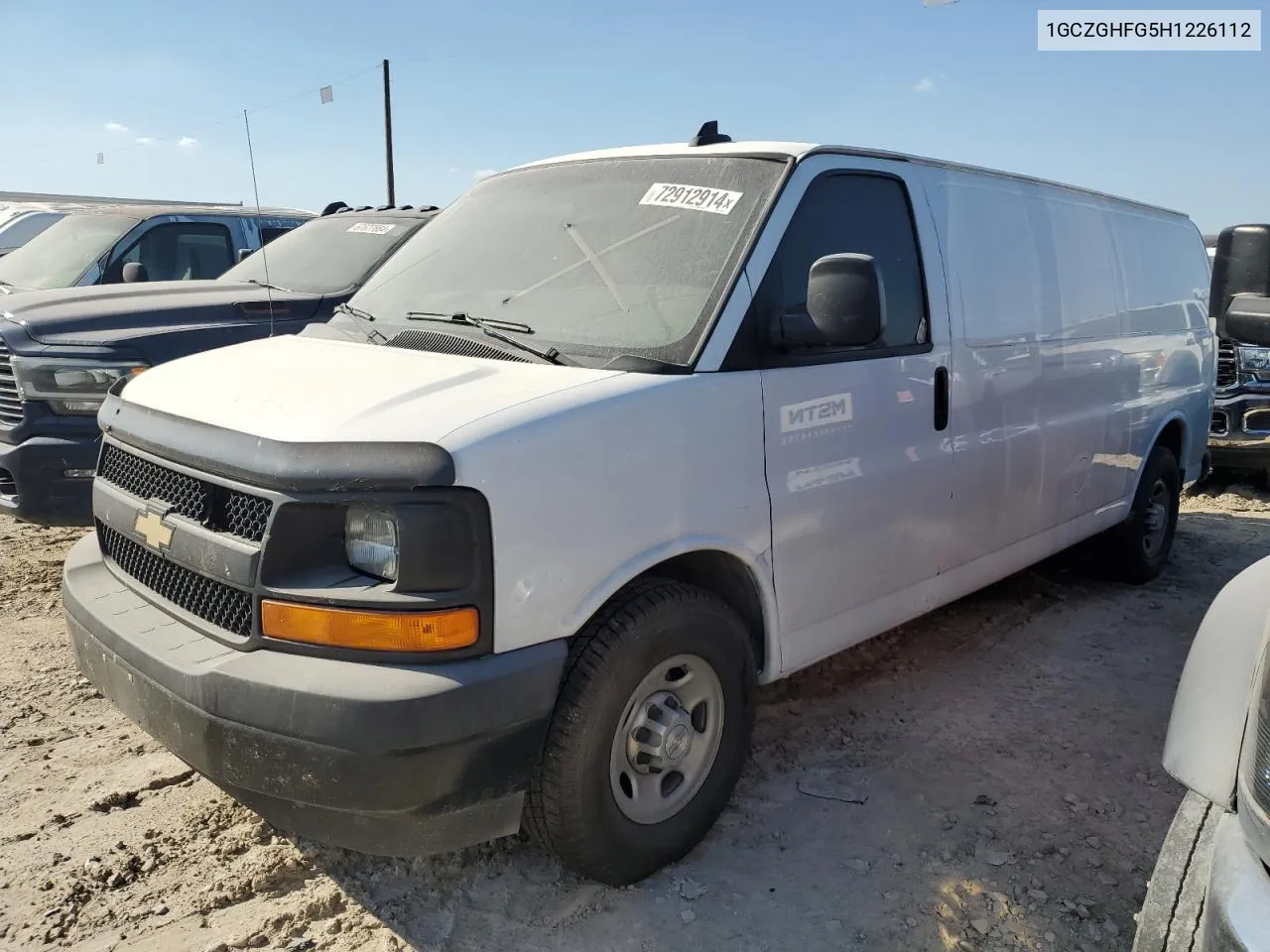 2017 Chevrolet Express G3500 VIN: 1GCZGHFG5H1226112 Lot: 72912914