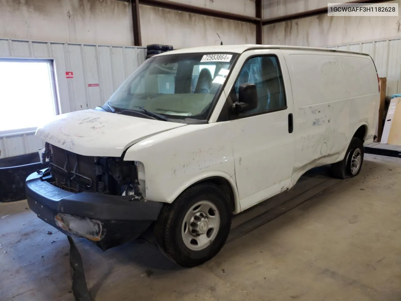 2017 Chevrolet Express G2500 VIN: 1GCWGAFF3H1182628 Lot: 72953864