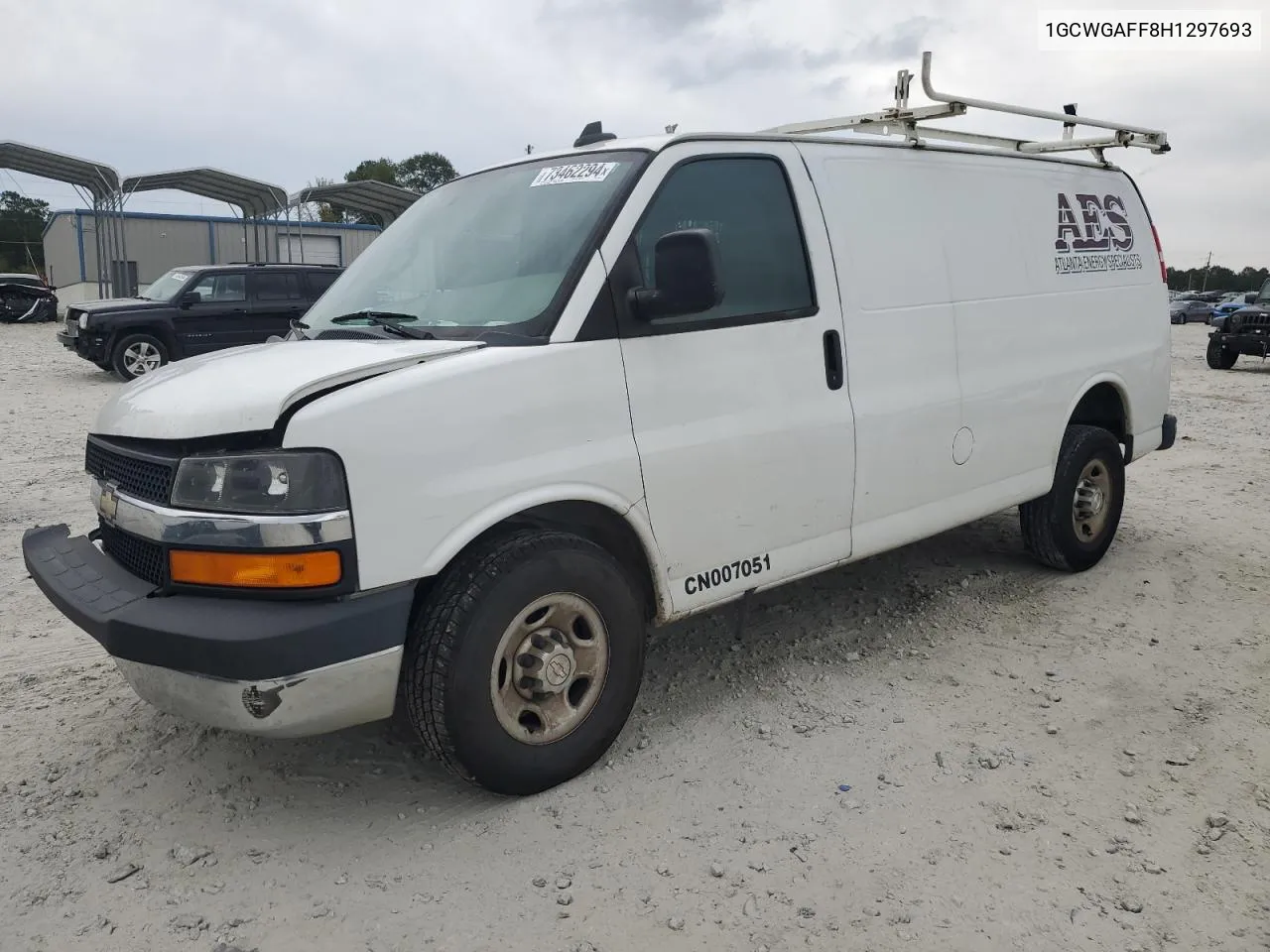 2017 Chevrolet Express G2500 VIN: 1GCWGAFF8H1297693 Lot: 73462294