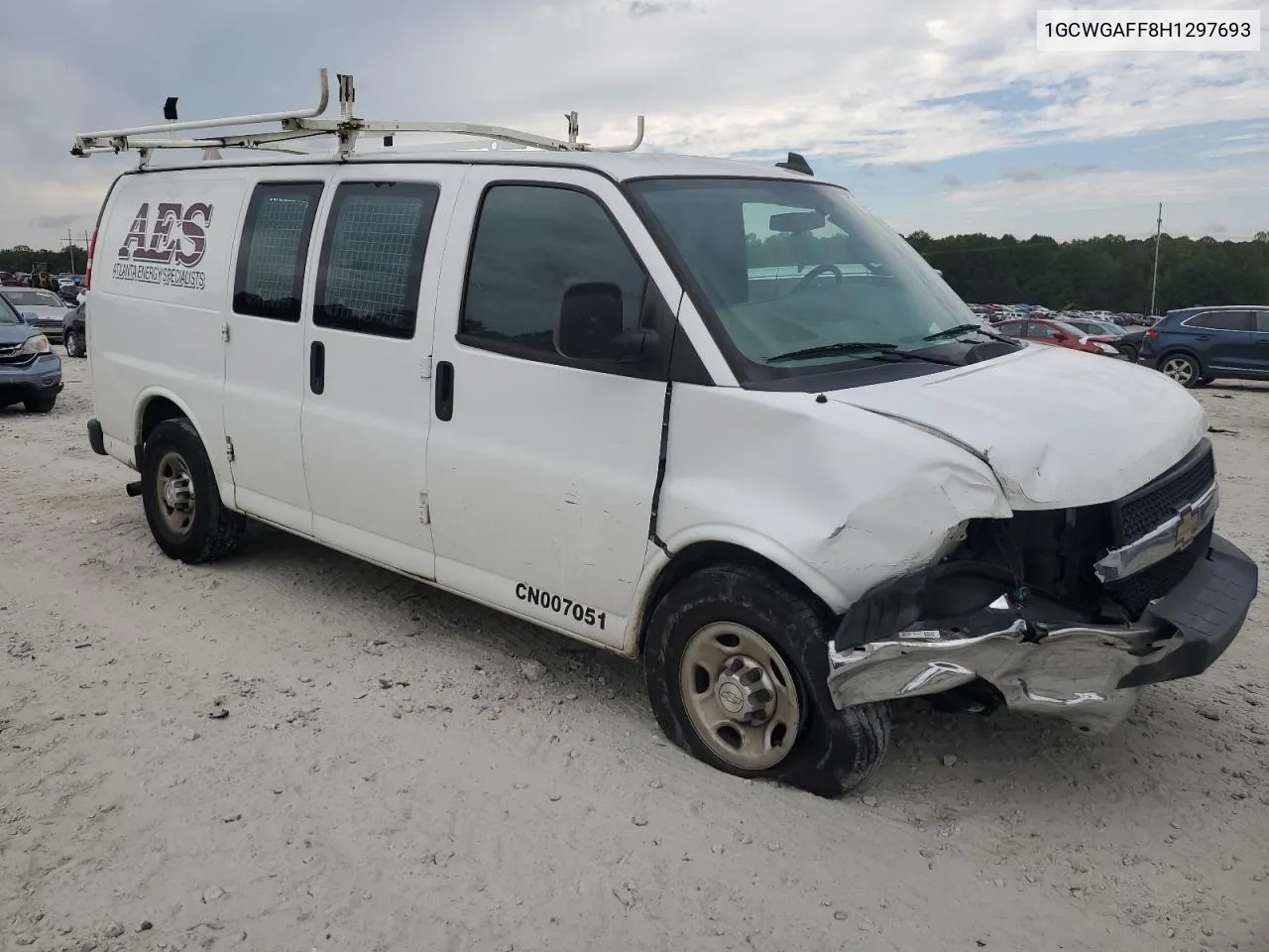 2017 Chevrolet Express G2500 VIN: 1GCWGAFF8H1297693 Lot: 73462294