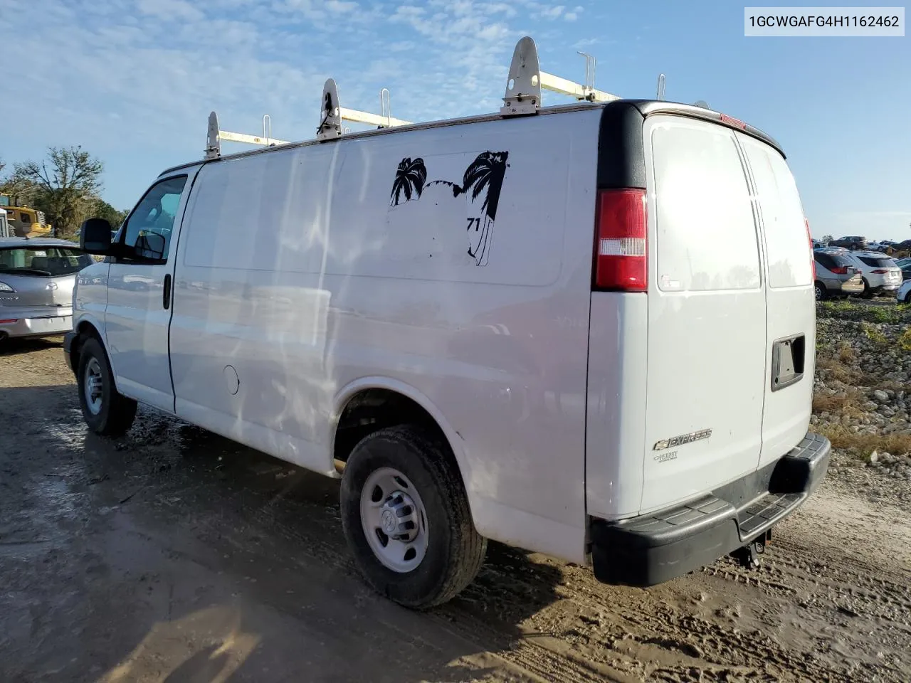 2017 Chevrolet Express G2500 VIN: 1GCWGAFG4H1162462 Lot: 74297644