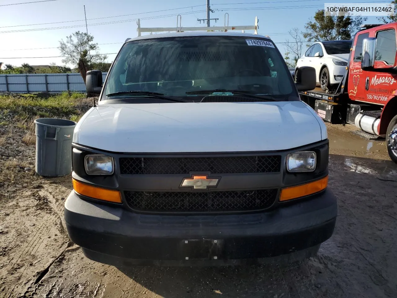 2017 Chevrolet Express G2500 VIN: 1GCWGAFG4H1162462 Lot: 74297644