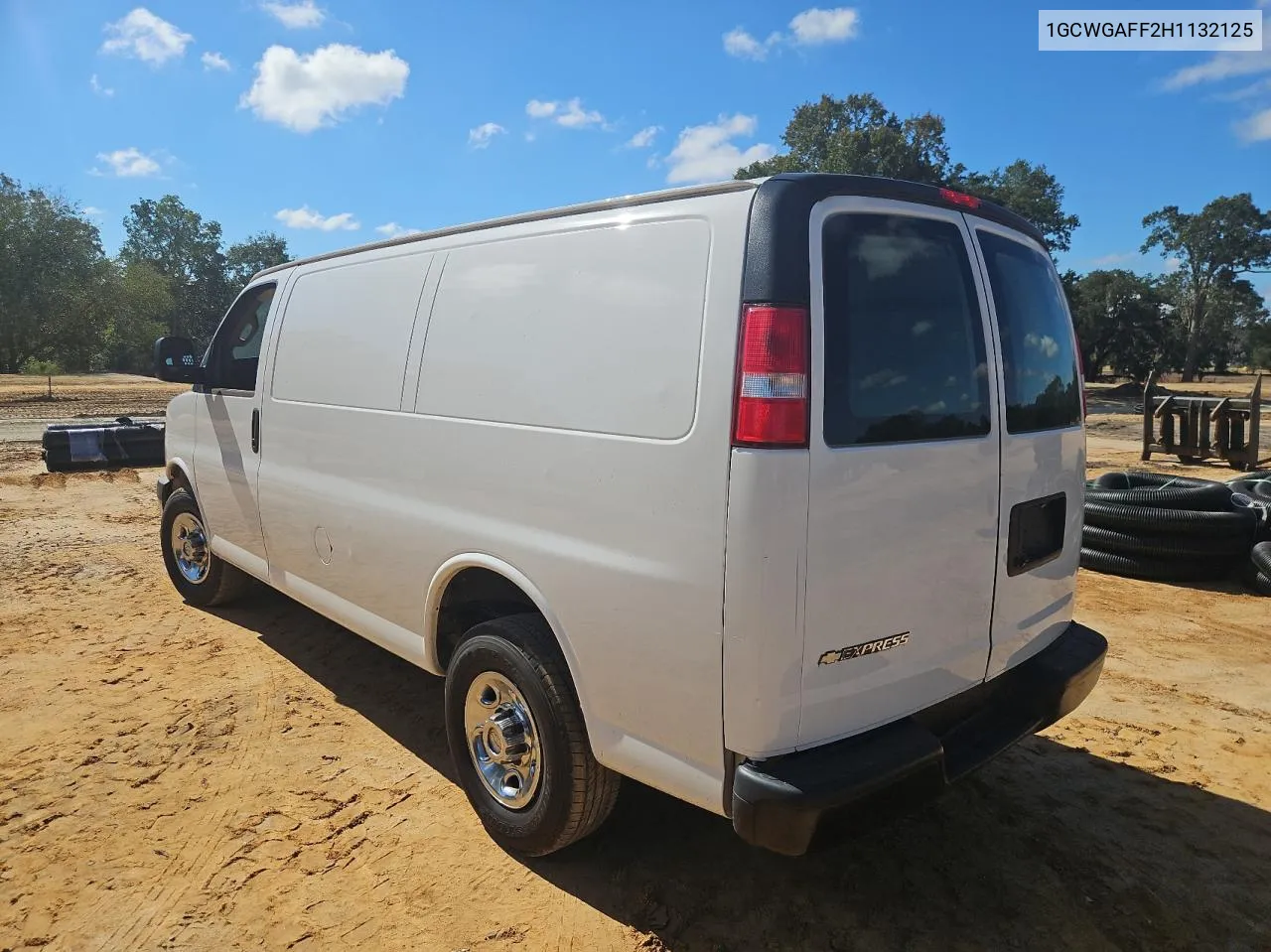 1GCWGAFF2H1132125 2017 Chevrolet Express G2500