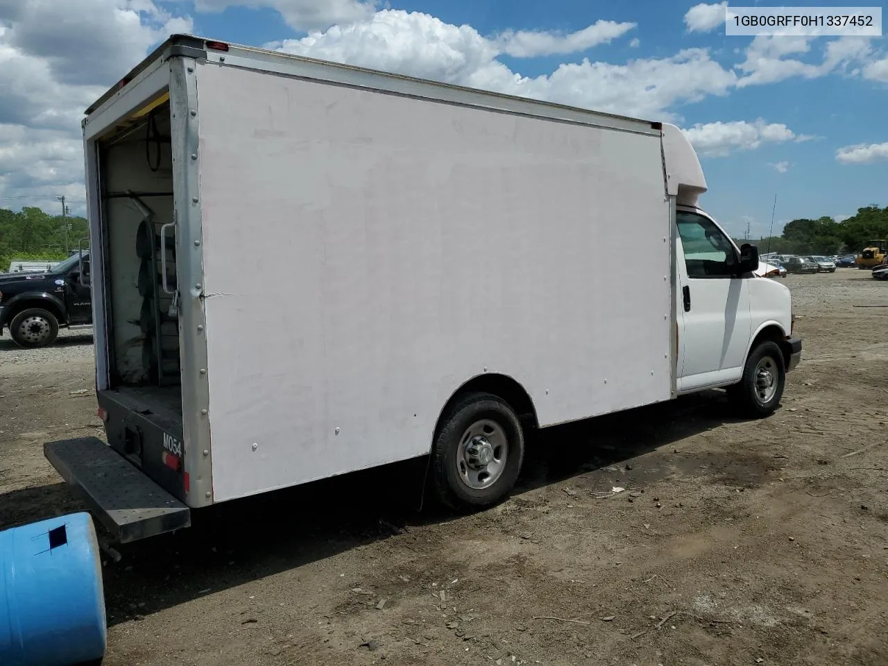 2017 Chevrolet Express G3500 VIN: 1GB0GRFF0H1337452 Lot: 74805504