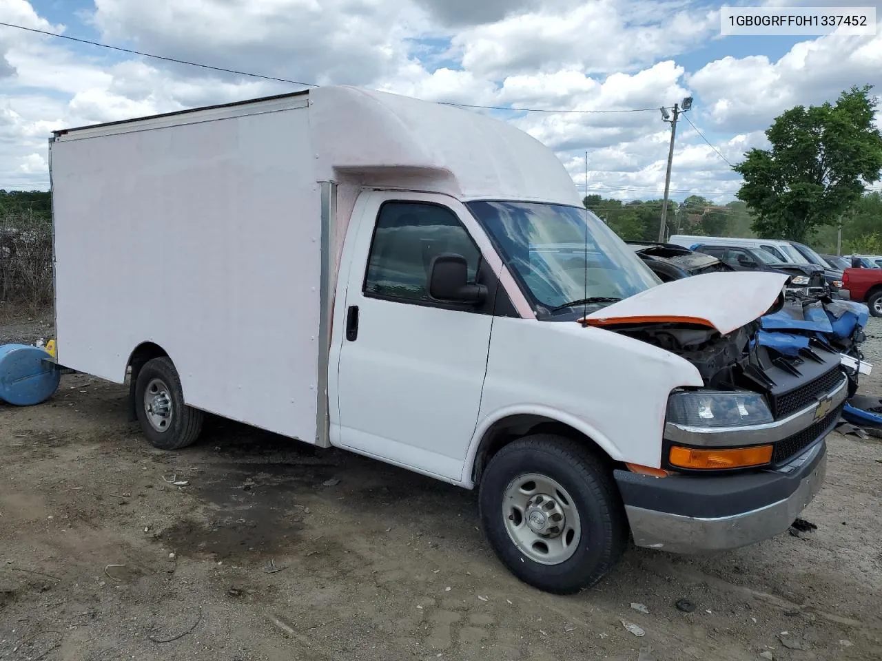 2017 Chevrolet Express G3500 VIN: 1GB0GRFF0H1337452 Lot: 74805504