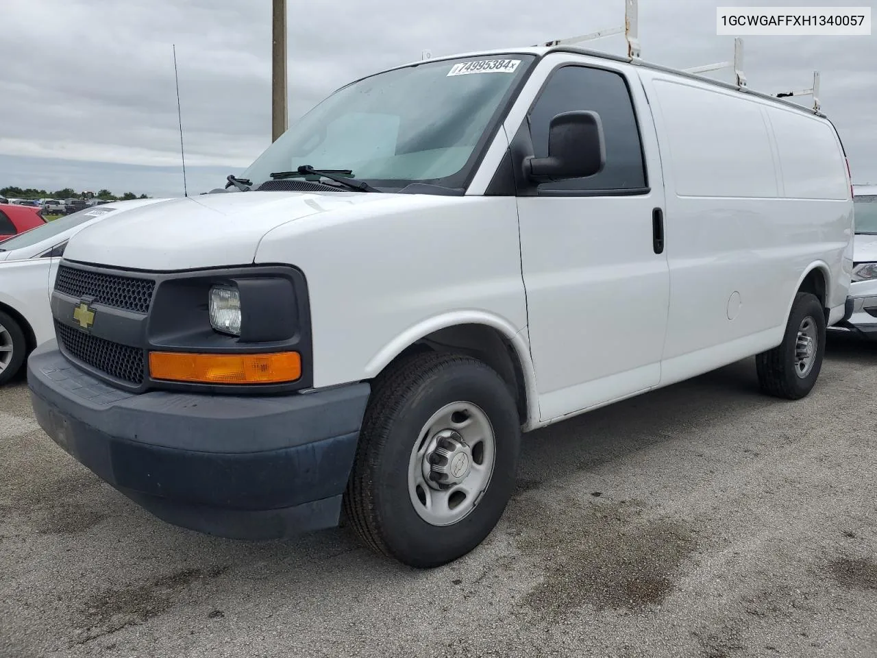 2017 Chevrolet Express G2500 VIN: 1GCWGAFFXH1340057 Lot: 74995384