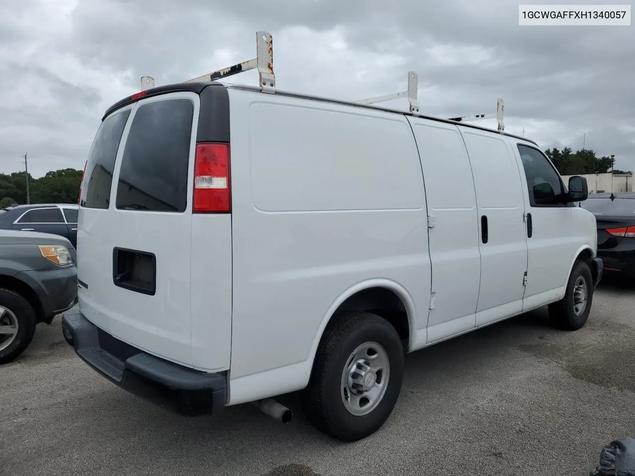 2017 Chevrolet Express G2500 VIN: 1GCWGAFFXH1340057 Lot: 74995384