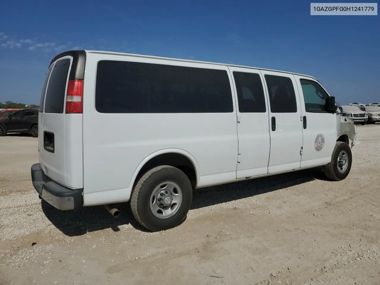 2017 Chevrolet Express G3500 Lt VIN: 1GAZGPFG0H1241779 Lot: 75431634