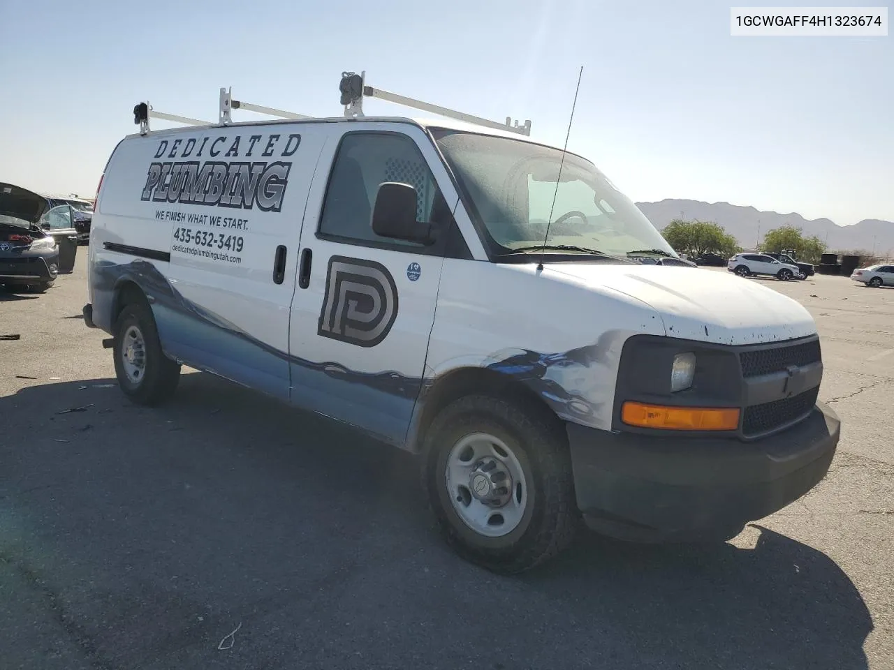 2017 Chevrolet Express G2500 VIN: 1GCWGAFF4H1323674 Lot: 75671624