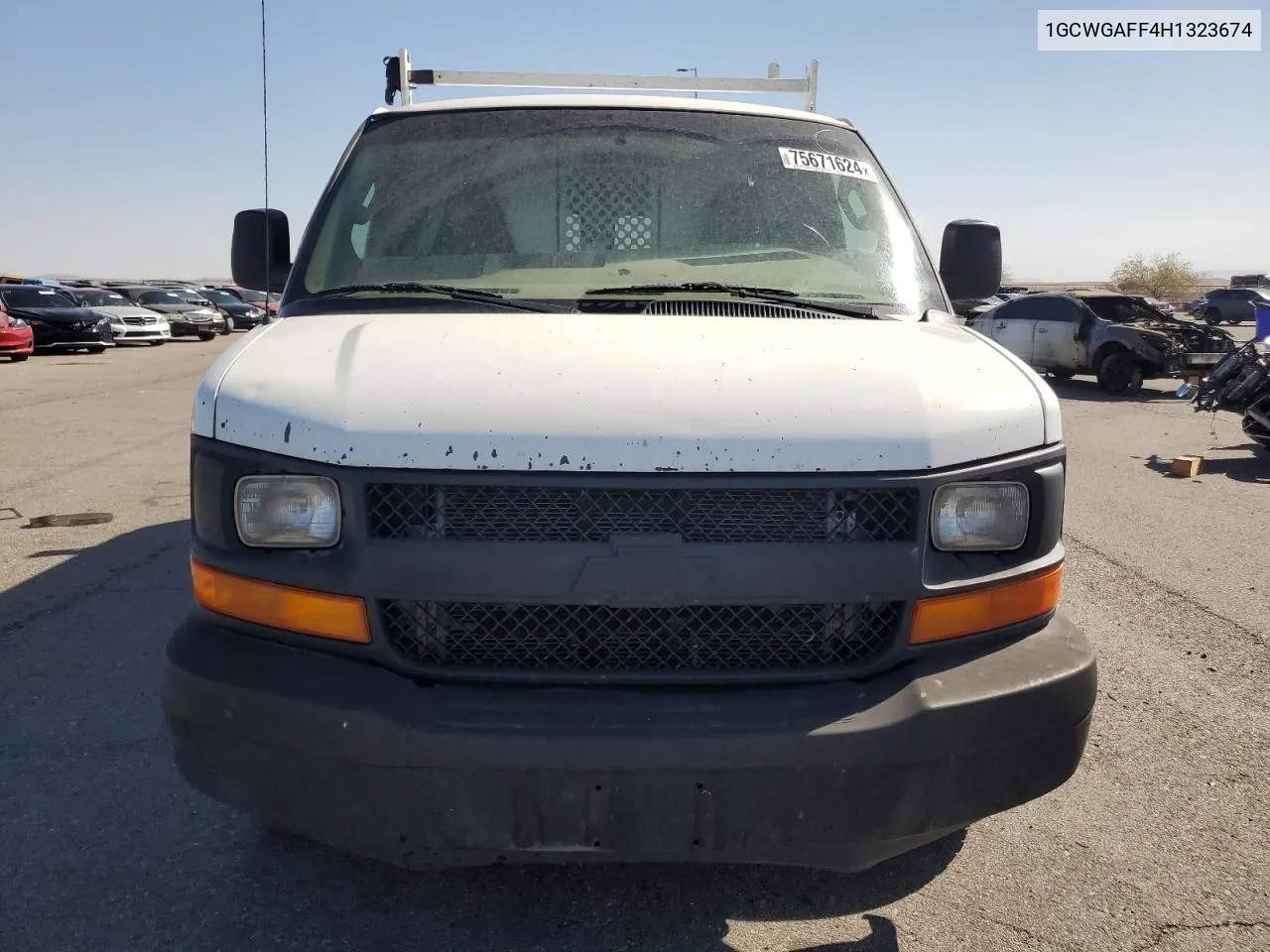 2017 Chevrolet Express G2500 VIN: 1GCWGAFF4H1323674 Lot: 75671624