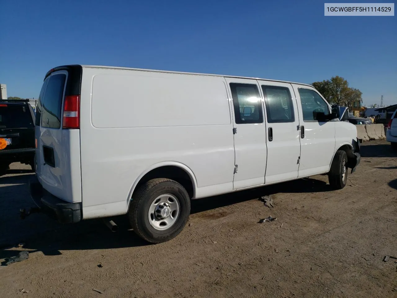 2017 Chevrolet Express G2500 VIN: 1GCWGBFF5H1114529 Lot: 75830564