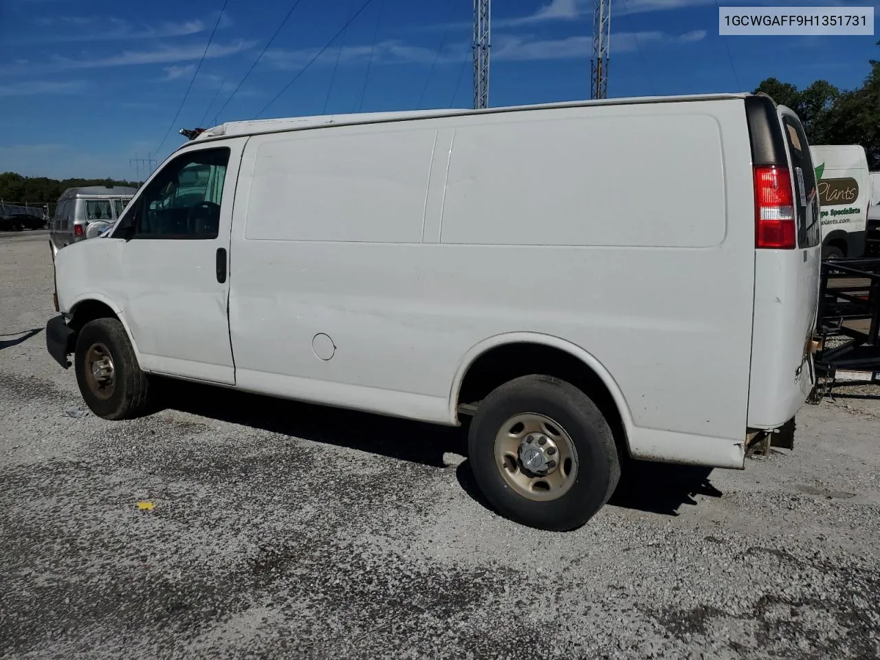 2017 Chevrolet Express G2500 VIN: 1GCWGAFF9H1351731 Lot: 76062034