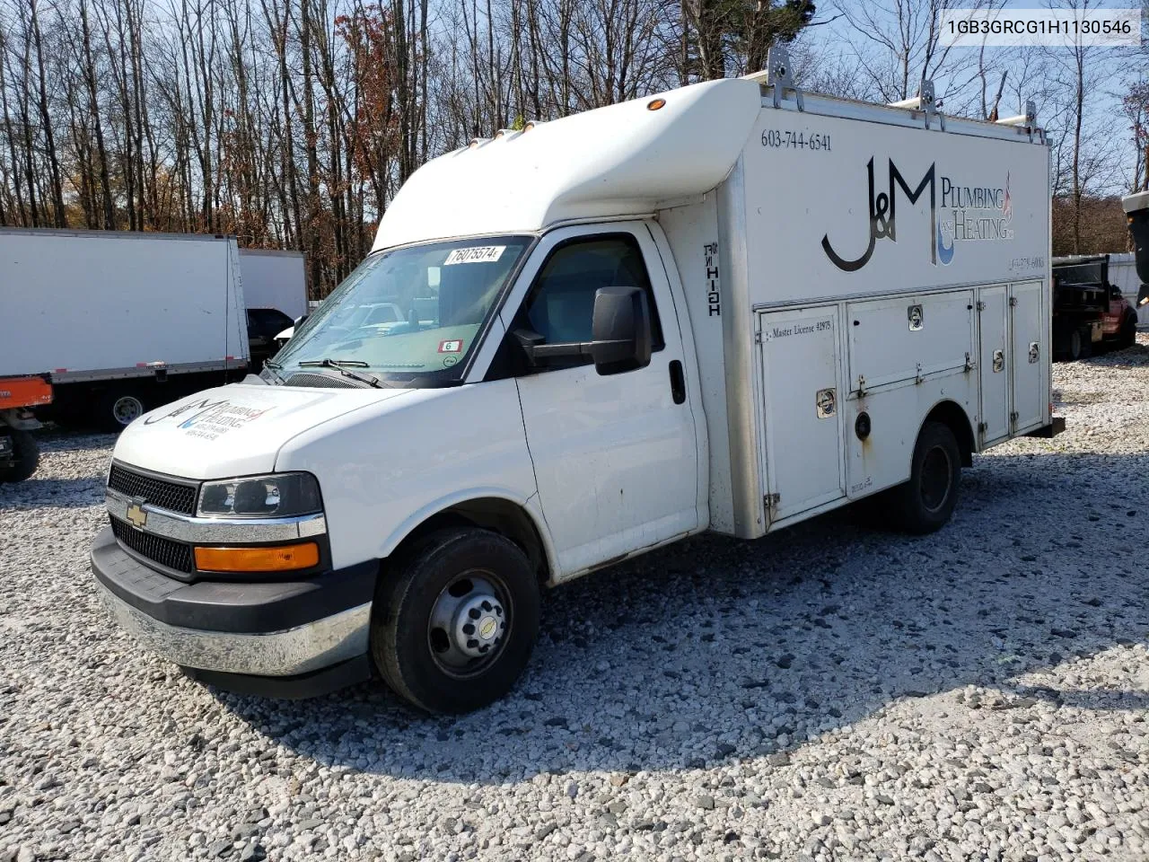 2017 Chevrolet Express G3500 VIN: 1GB3GRCG1H1130546 Lot: 76075574