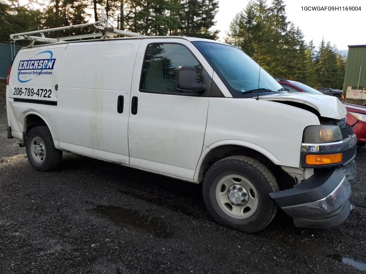 2017 Chevrolet Express G2500 VIN: 1GCWGAFG9H1169004 Lot: 77825674