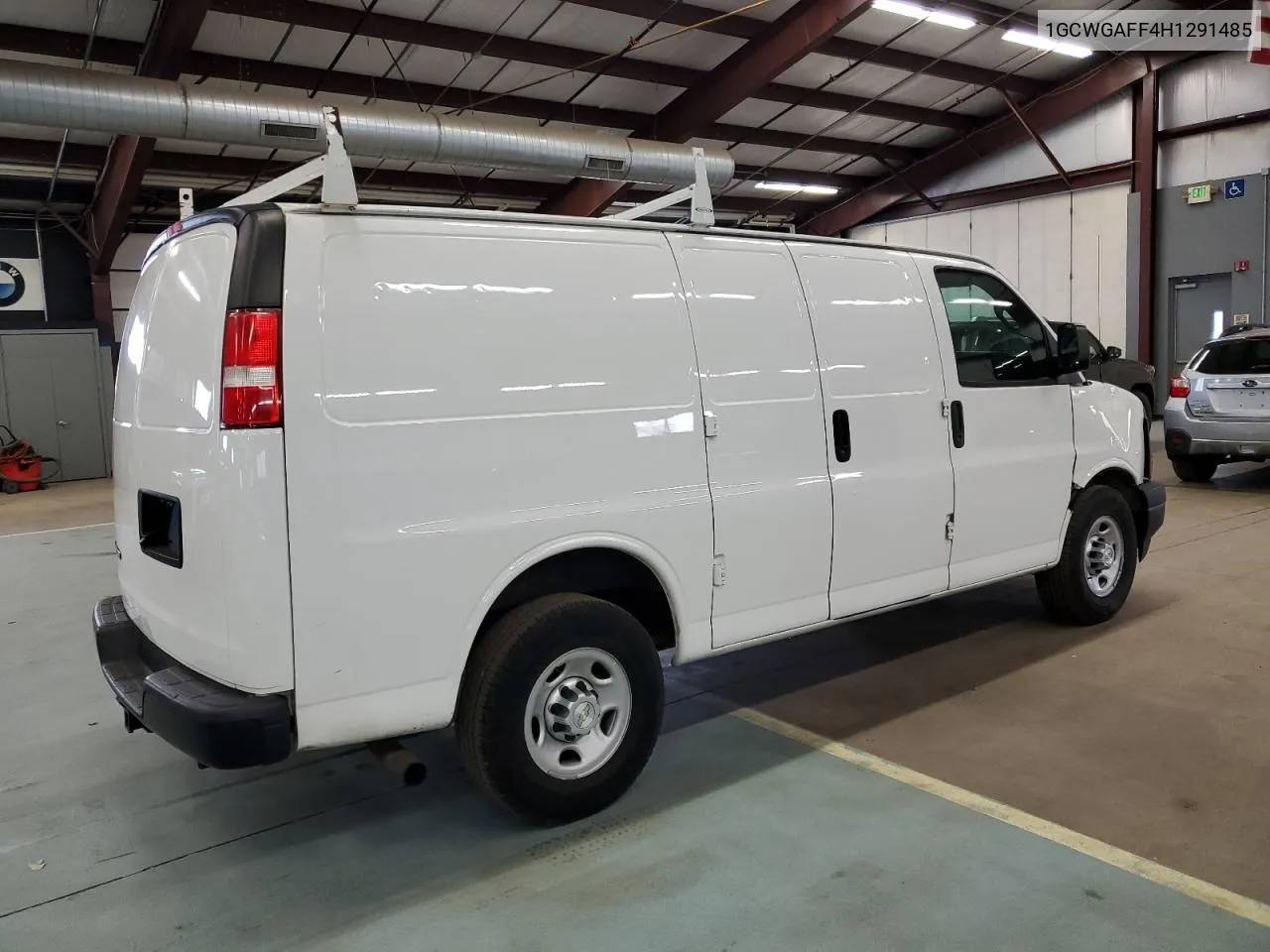 2017 Chevrolet Express G2500 VIN: 1GCWGAFF4H1291485 Lot: 78419794