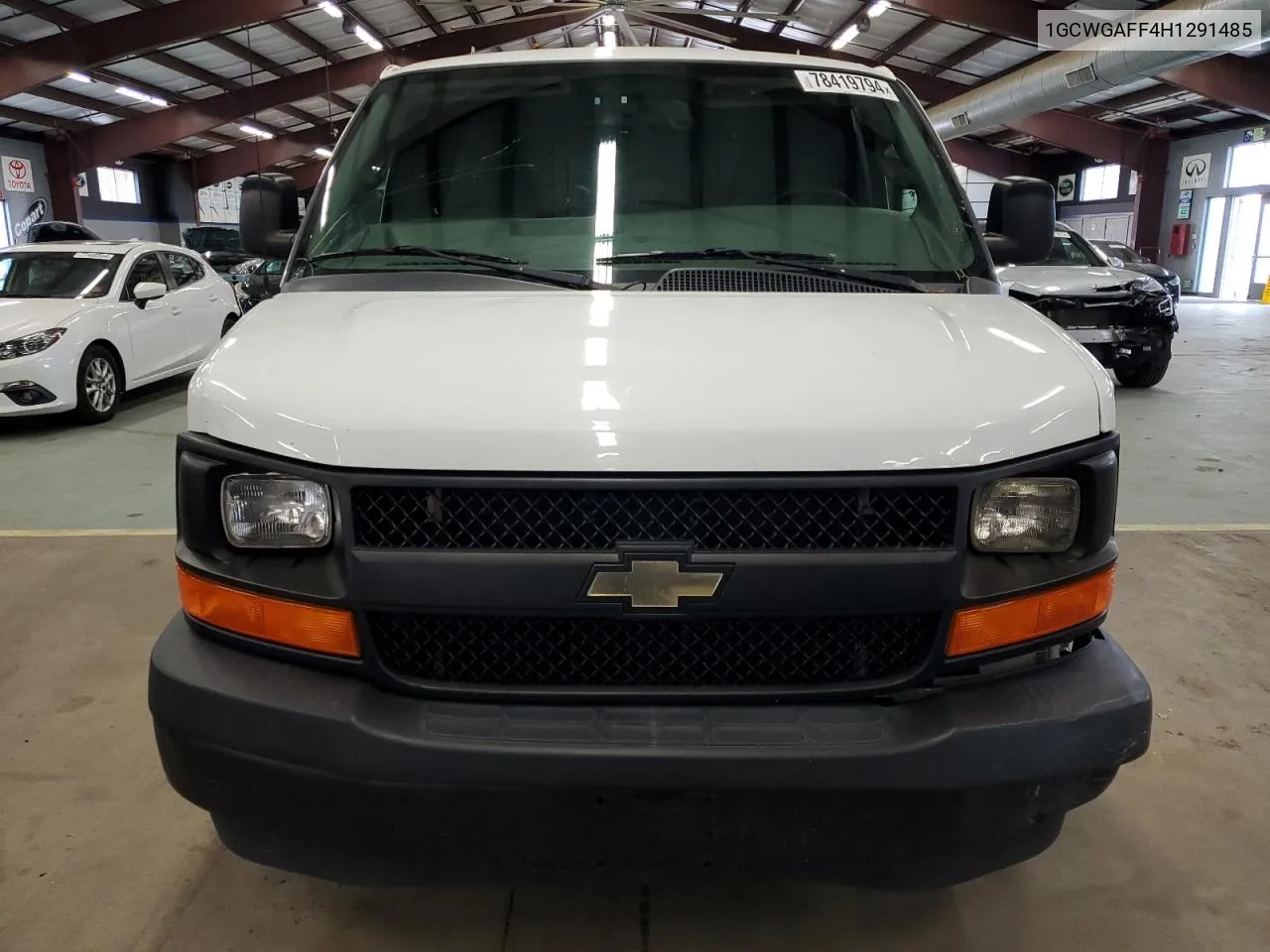 2017 Chevrolet Express G2500 VIN: 1GCWGAFF4H1291485 Lot: 78419794